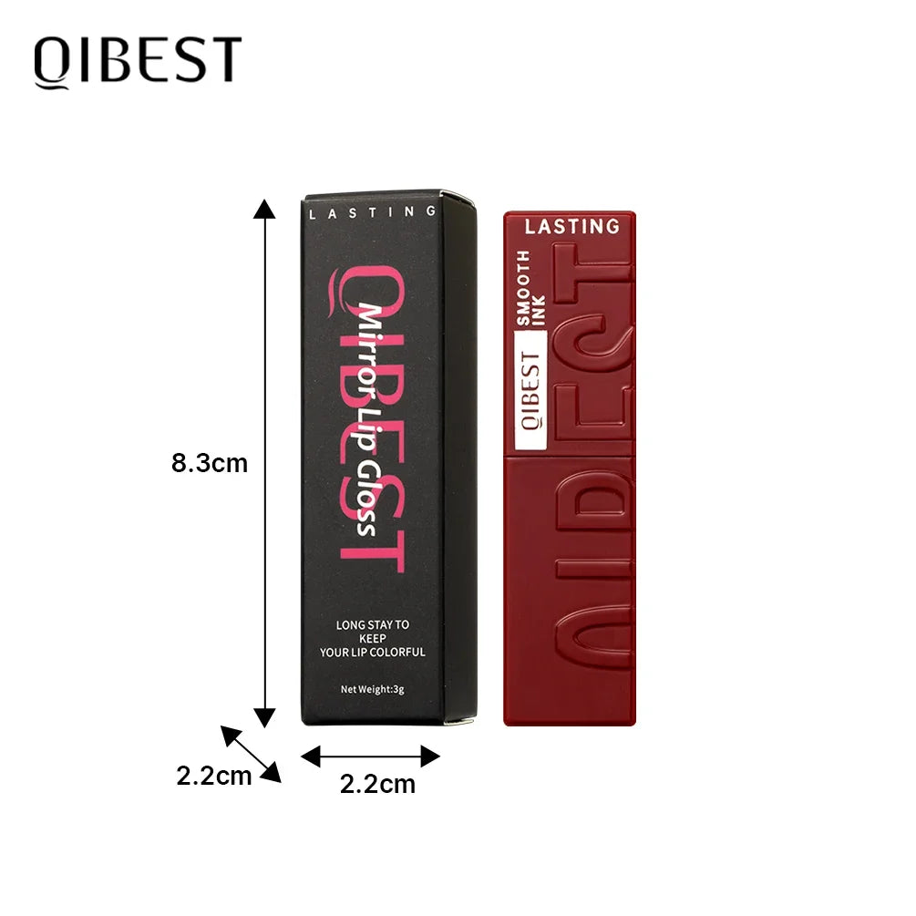 QIBEST Watery Gloss Lip Glaze – Moisturizing Long-Lasting Gloss Lip Glaze Gloss Qme