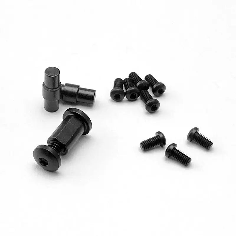 Stainless Steel DIY Screw Set for Recon1 Folding Pocket Knife Knife Handle Screws Qst black 1 set