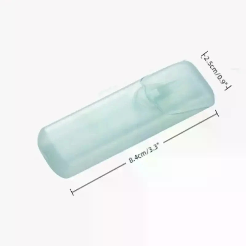 Mini Transparent Travel Storage Box – Toothpick & Swab Holder Travel Storage Box Qme