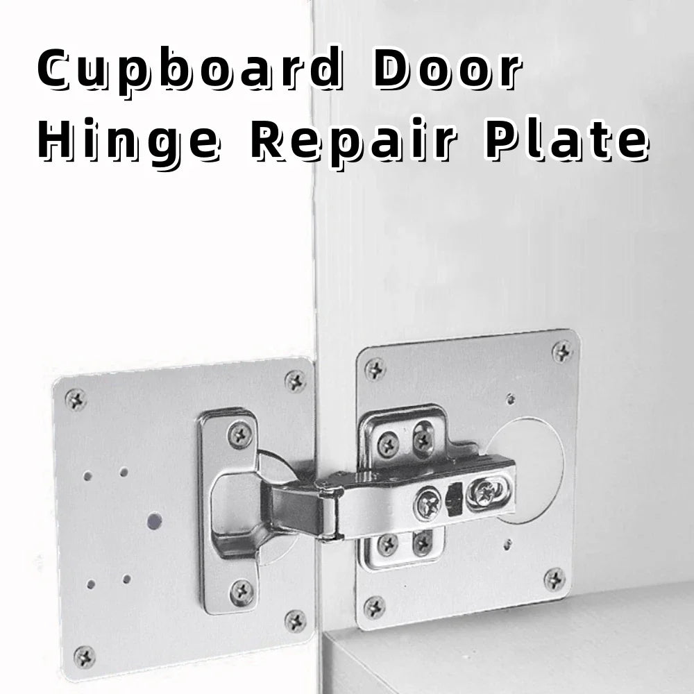 Stainless Steel Door Hinge Repair Plate 9×9cm | 5 Colors Hinge Repair Plate Qme