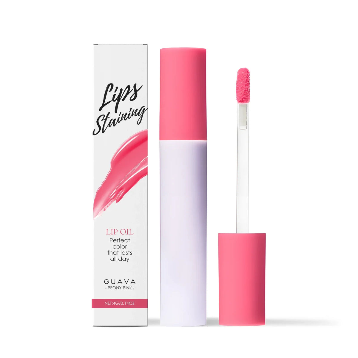 Qme Mirror Lip Oil Gloss – Long-Lasting Stain & Moisture Lip Oil Gloss Qme GUAVA
