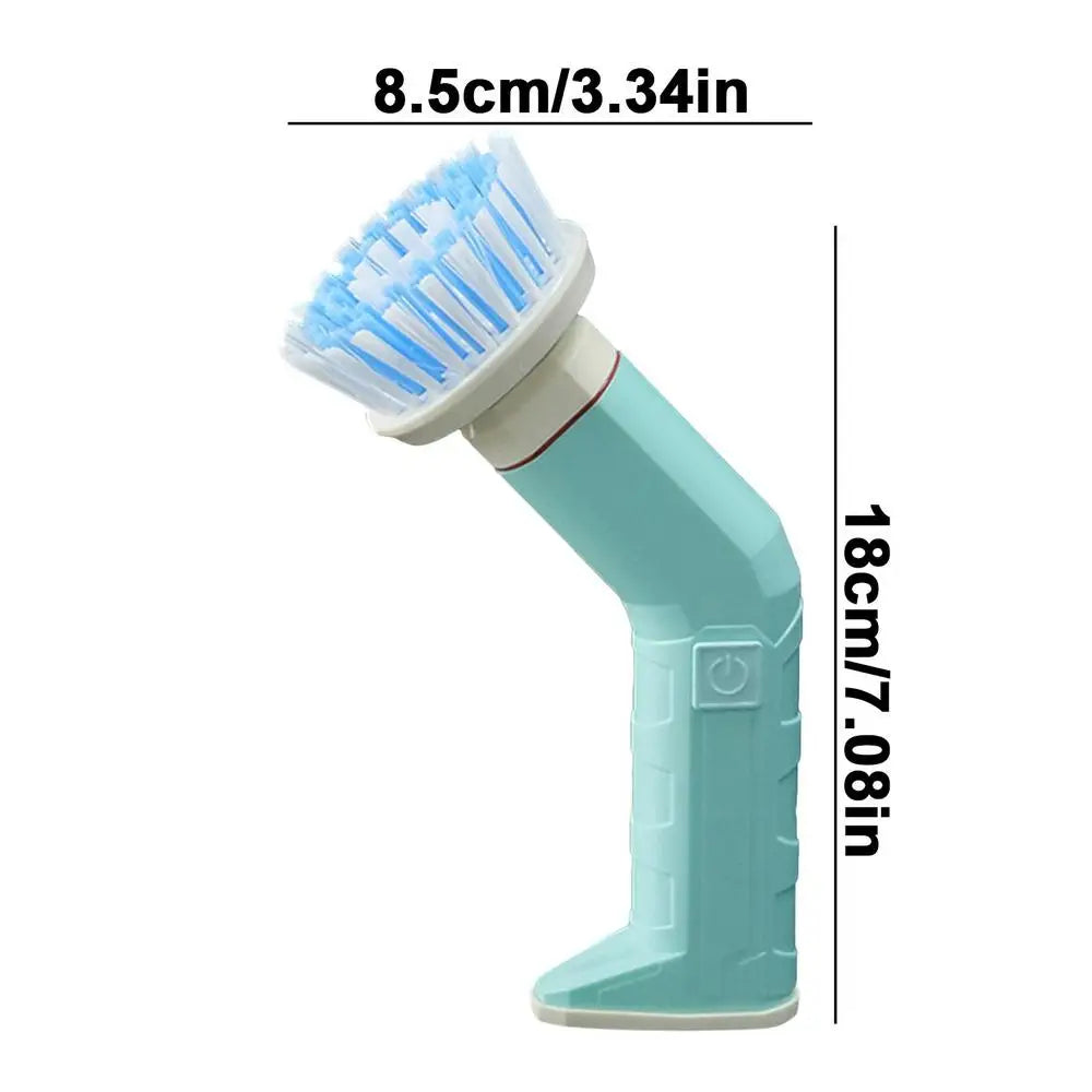 Electric Rotating Scrubber Handheld Waterproof Cleaning Brush Electric Cleaning Scrubber Qme Blue China Mainland