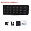 Red Light Therapy Mat 360 LEDs 660nm 850nm – Large Body Pad Red Light Therapy Mat Qst 360Leds Pad EU Plug