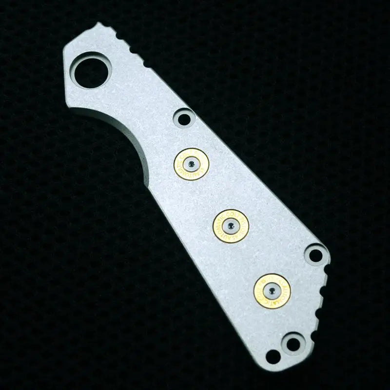TC4 Titanium Alloy SNG Blade Handle Scale – Stone Washed Knife Handle Scale Qst Flat