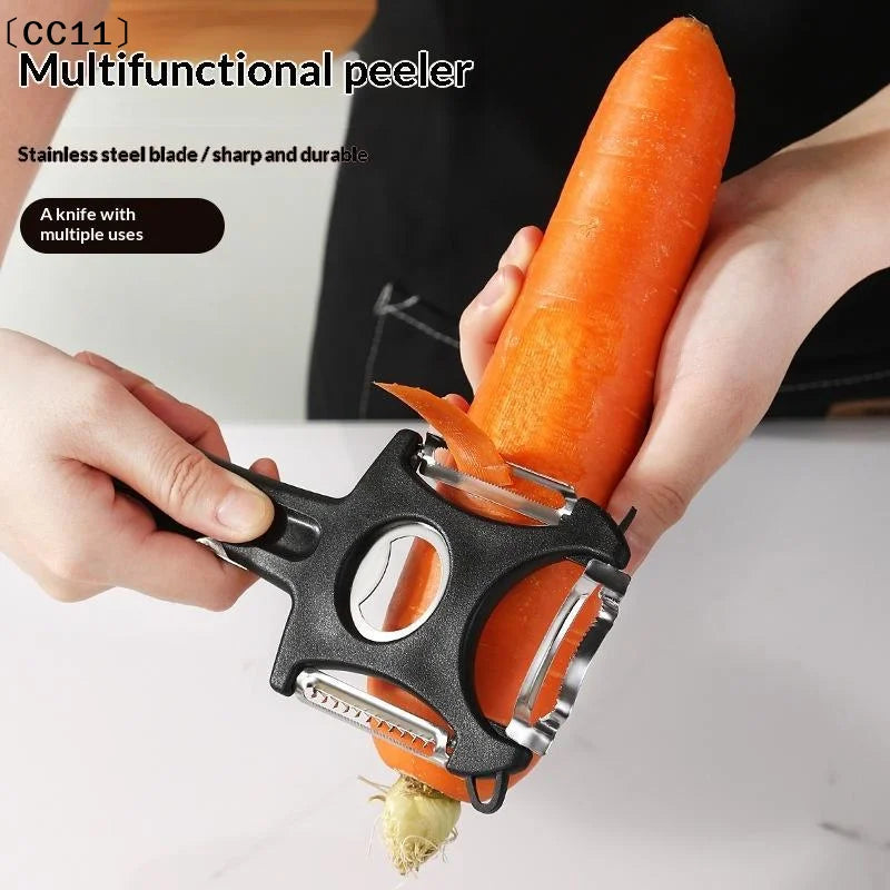 5-in-1 Stainless Steel Fruit & Vegetable Peeler Tool Vegetable Peeler Qme