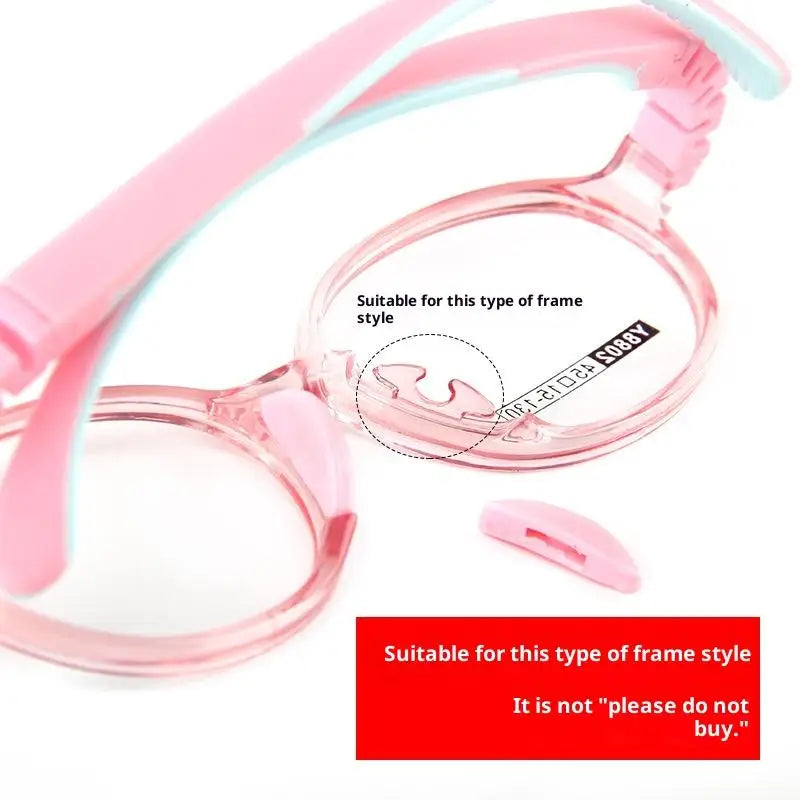 Silicone Glasses Nose Pads – Soft Non-Slip Air Cushion 1 Pair Eyewear Accessories Qst