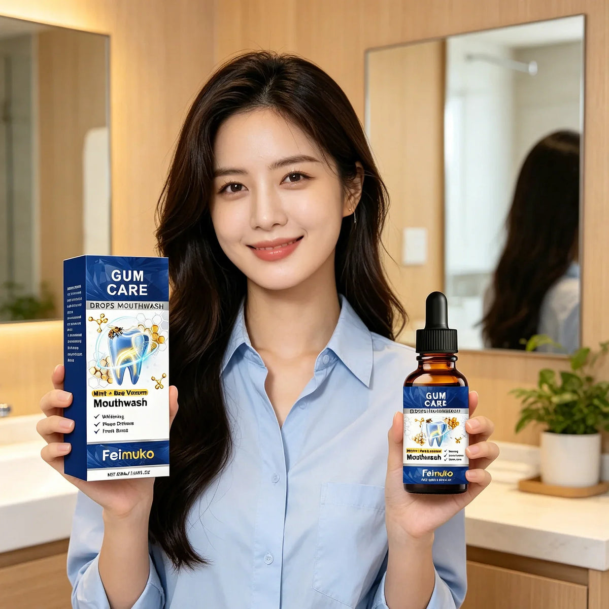 Bee Venom Mouthwash – Fresh Breath & Teeth Whitening Whitening Mouthwash Qme