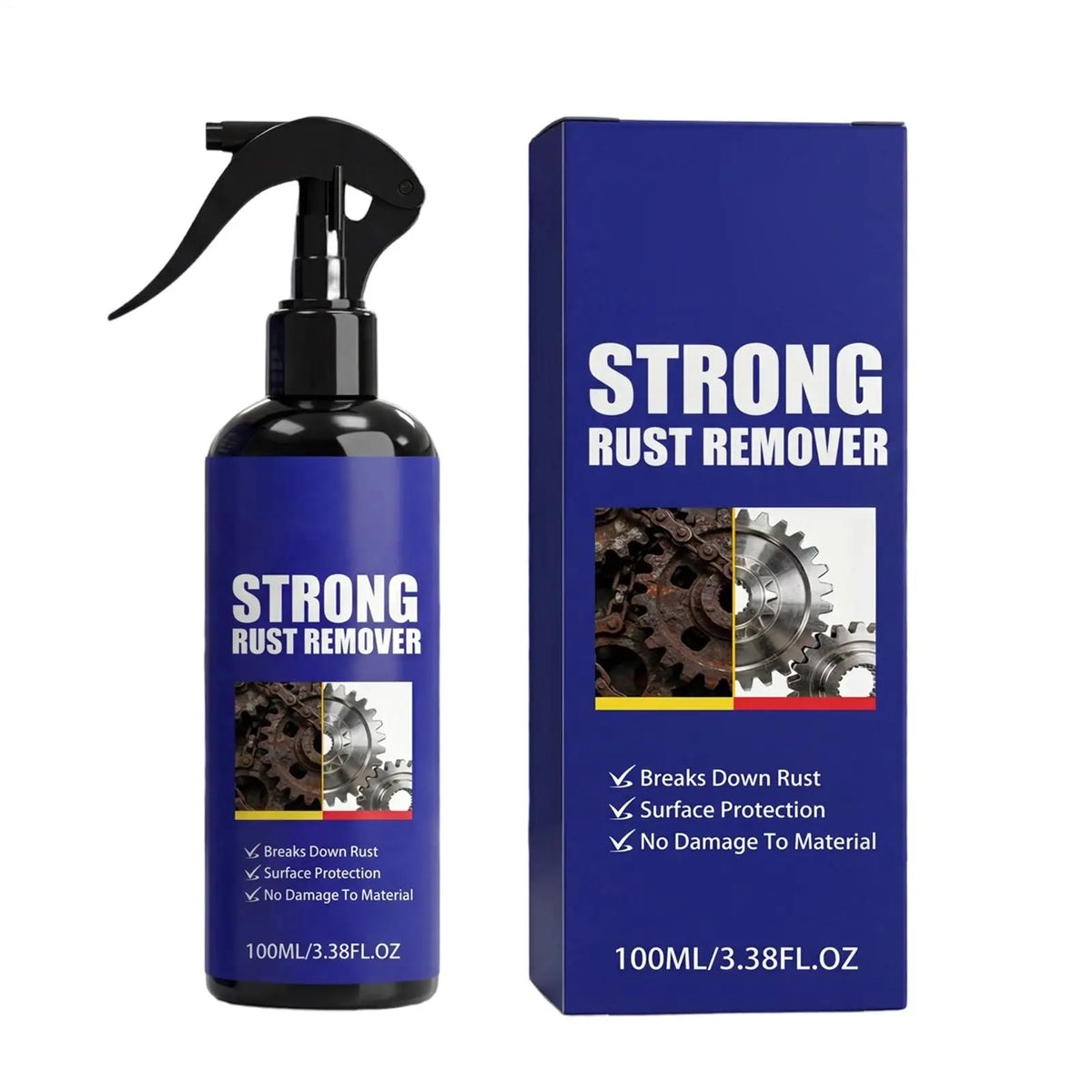 Rust Remover Metal Cleaner Spray 100ml – Rust Dissolver Rust Remover Spray Qme 100ml