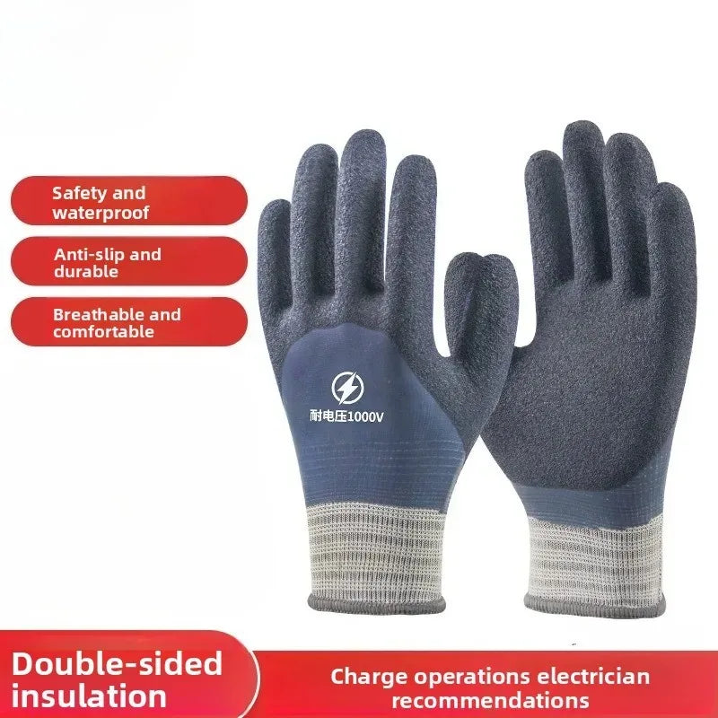 Ultra Thin Touchscreen Low Voltage Insulating Work Gloves Insulating Work Gloves Qme