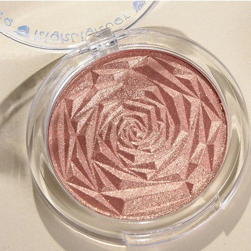 Qme 6-Color Diamond Highlighter Palette – Glitter Face Contour Highlighter Palette Qme