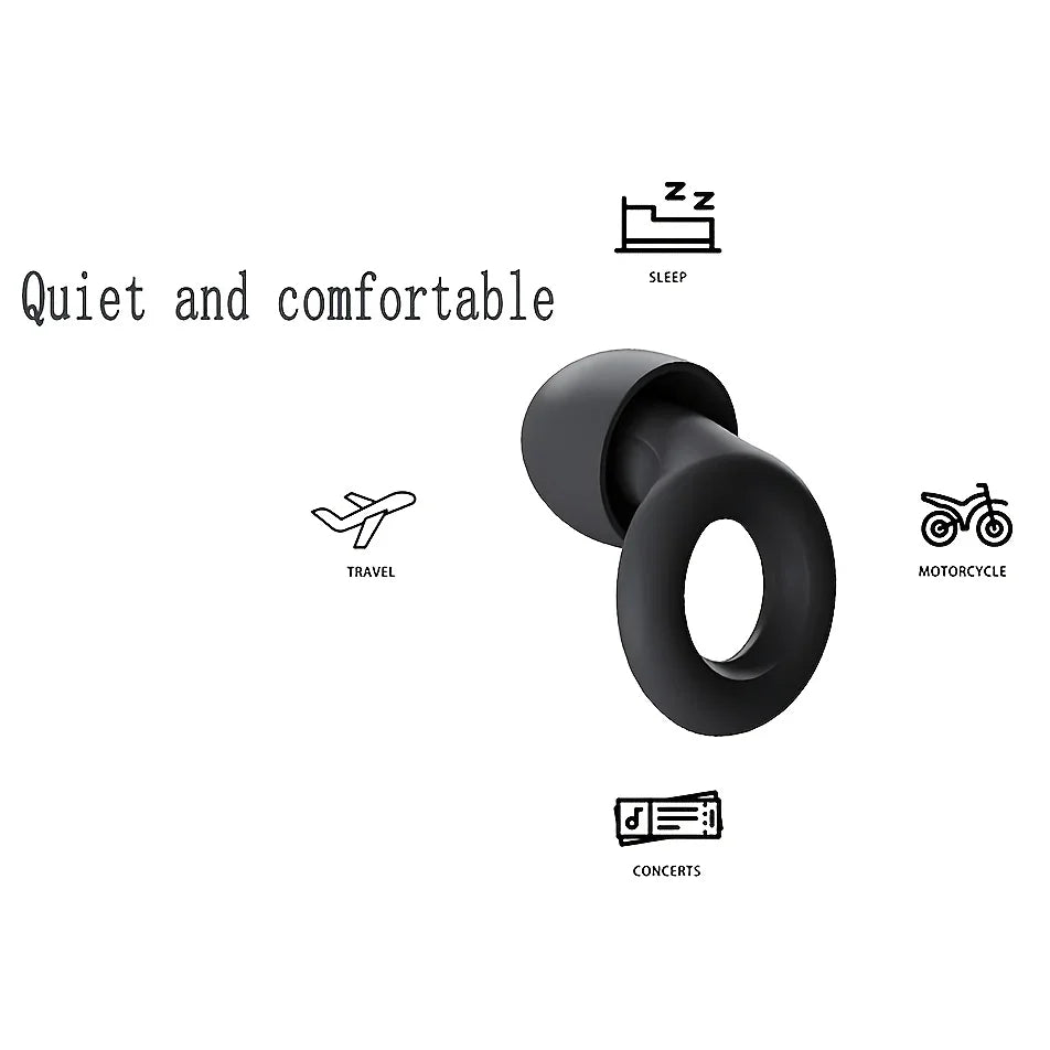Soft Earplugs for Sleep, Swimming, Travel & Bathing Earplugs Qme