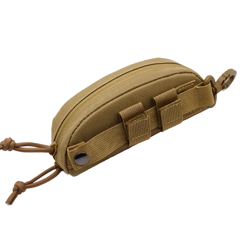 Tactical Hard Glasses Case – Shockproof Outdoor Eyewear Pouch Eyewear Case Qst 1Pcs Style B