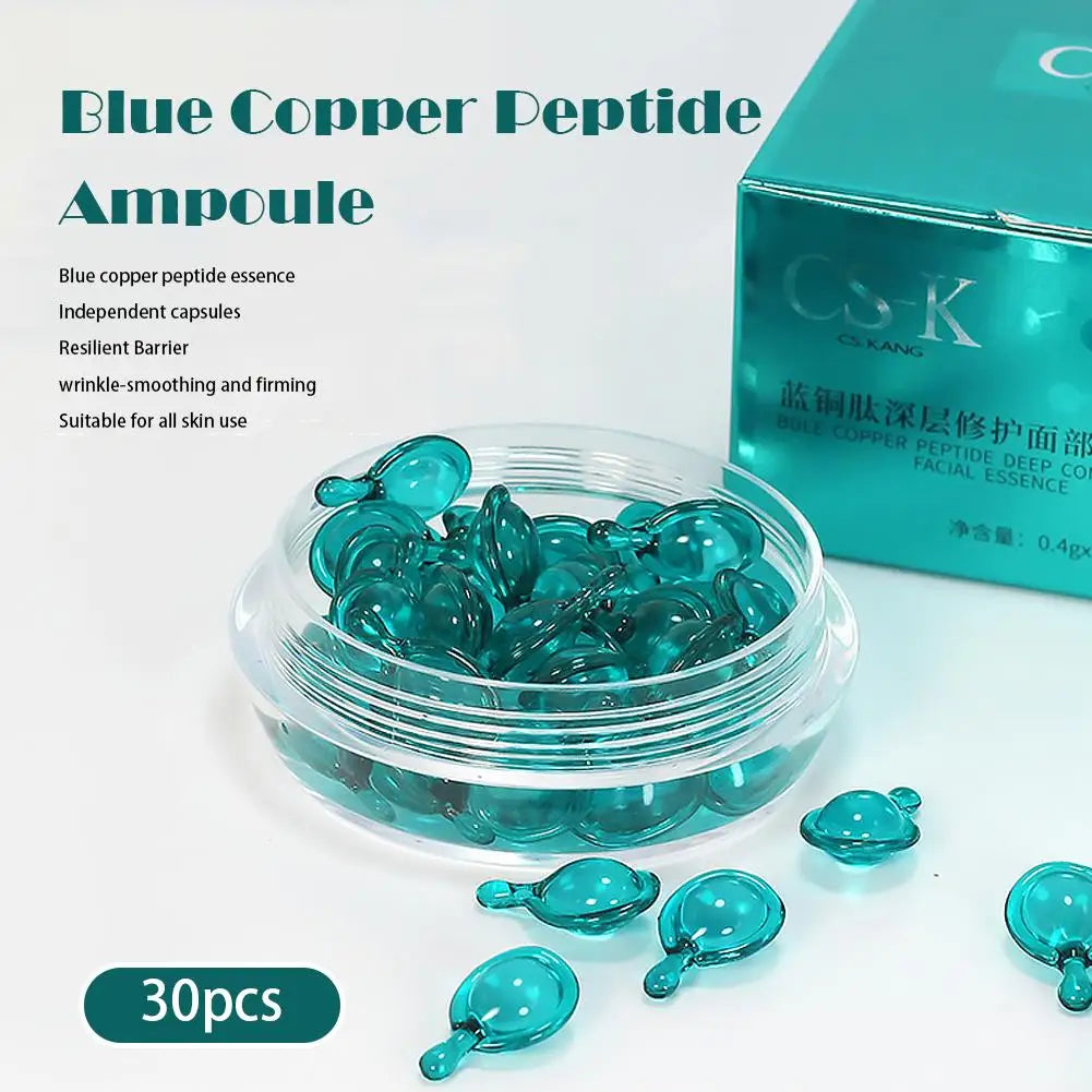CS-K GHK-Cu Copper Peptide Serum Capsules | Face Essence Peptide Face Serum Qme