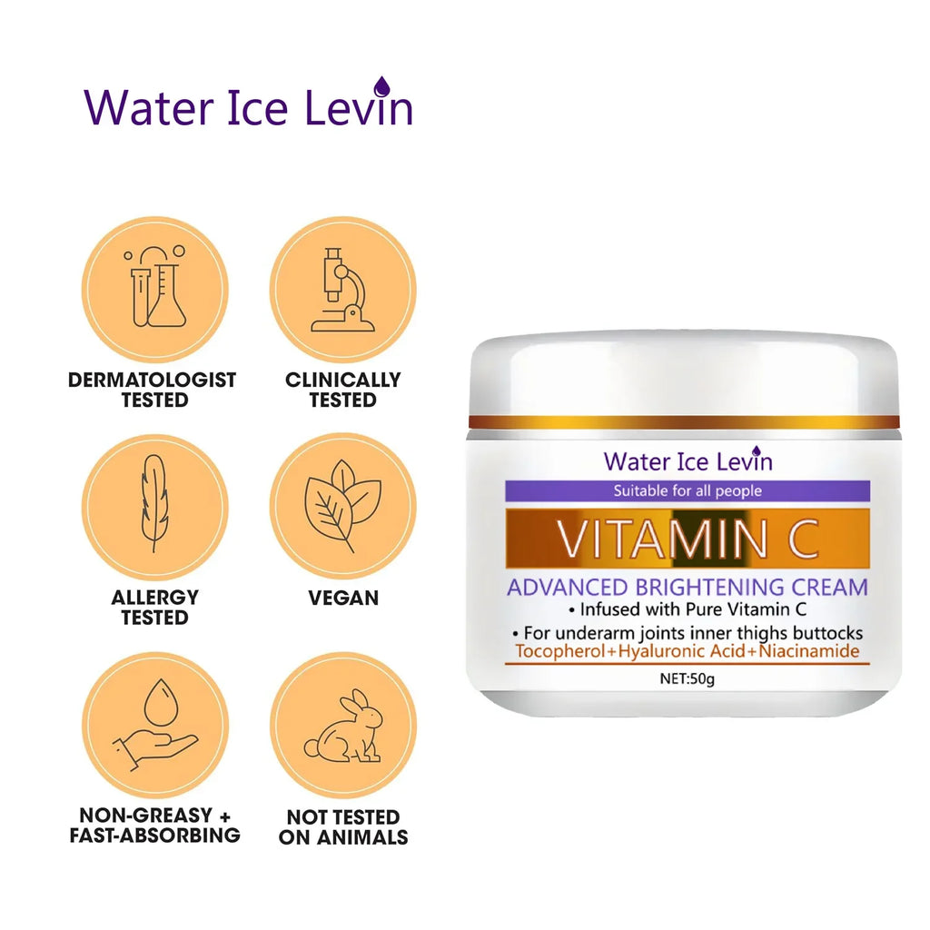 Vitamin C Brightening Cream – Underarms, Thighs & Knees Brightening Body Cream Qme