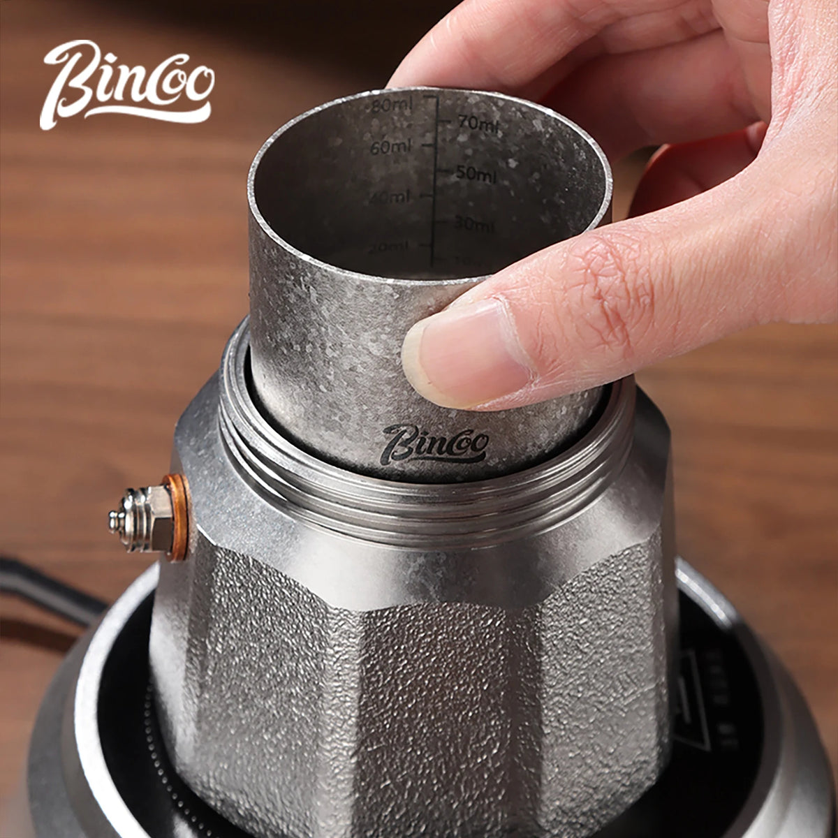 Bincoo Pure Titanium Moka Pot Sub-Stove | 2 & 3 Valve Moka Pot Accessory Qst