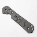 Titanium Handle Patch Scales for Chris Reeve Sebenza 21 Knife Knife Handle Scale Qst C