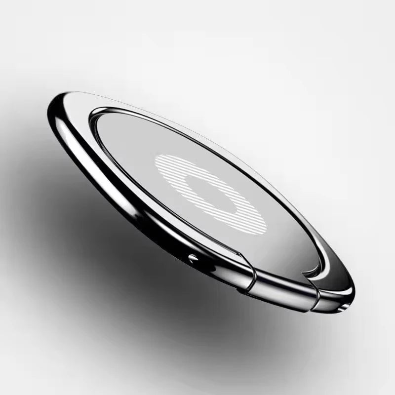 Ultra-Thin 360° Metal Phone Ring Holder & Finger Grip Stand Phone Ring Stand Qst slivery