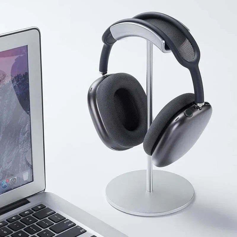 Aluminum Headphone Stand & Non-Slip Headset Holder | Desk Organizer Headphone Stand Qme
