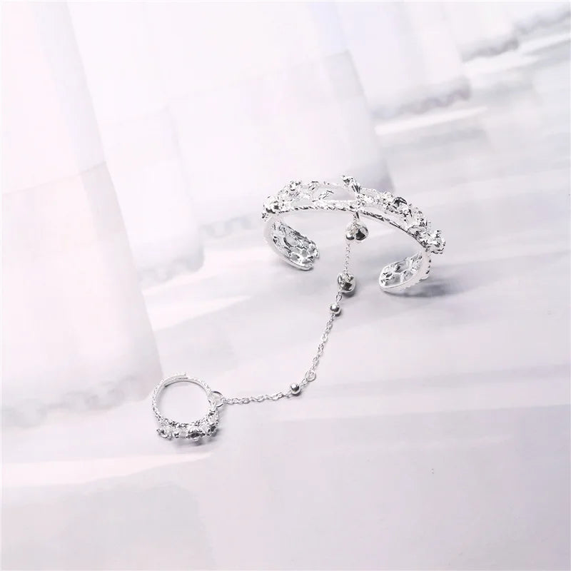 Retro Butterfly Bell Water Drop Bangle Bracelet – 4 Colors Charm Bangle Bracelet Qme