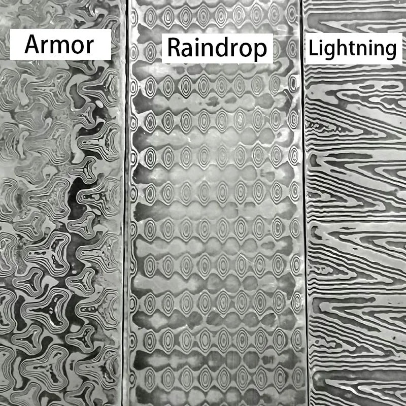 Damascus Steel Knife Billet – DIY Blade Making Raw Material Knife Making Billet Qst