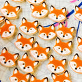 Cute Fox Resin Buttons – Decorative Handmade Craft Accessory Decorative Craft Buttons Qme 20pcs