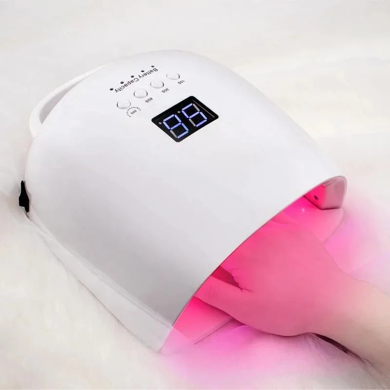 66W Rechargeable UV LED Nail Lamp – Cordless Gel Dryer UV LED Nail Lamp Qst