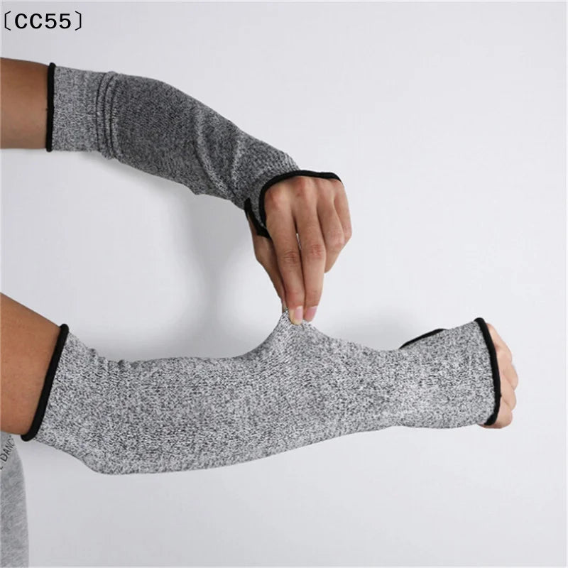 Level 5 HPPE Cut Resistant Arm Sleeve – Anti-Puncture Work Cover Cut Resistant Arm Sleeve Qst