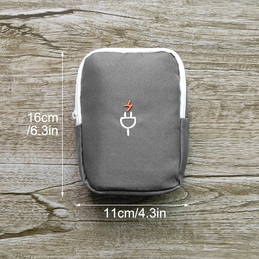 Travel Electronics Organizer Bag – Cable, Charger & Headphone Pouch Electronics Organizer Pouch Qme