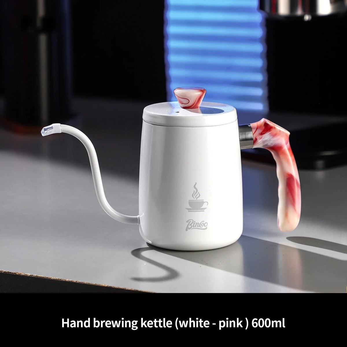 Bincoo Pour Over Coffee Kettle 304 Stainless Steel 400/600ml Pour Over Kettle Qst pink 600ml