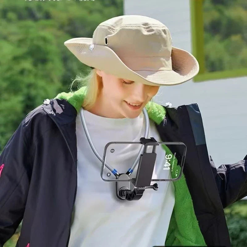 Magnetic Neck Strap Phone Holder – Hands-Free Collar Mount Neck Phone Mount Qme