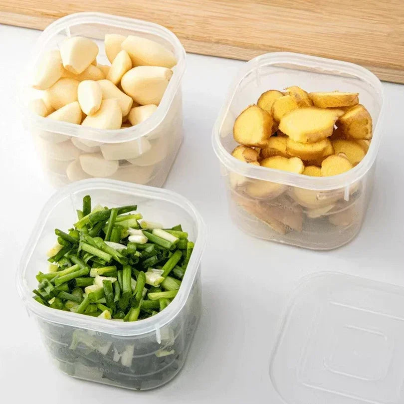 6-Compartment Food Storage Container with Lid | Fridge Organizer Food Storage Container Qme