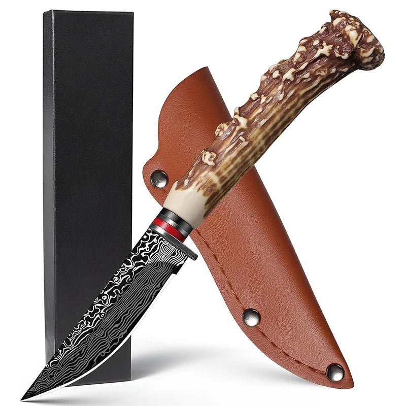 PLYS Outdoor Camping Knife – Sharp Stainless Steel Fruit & Meat Camping Knife Qst Style B