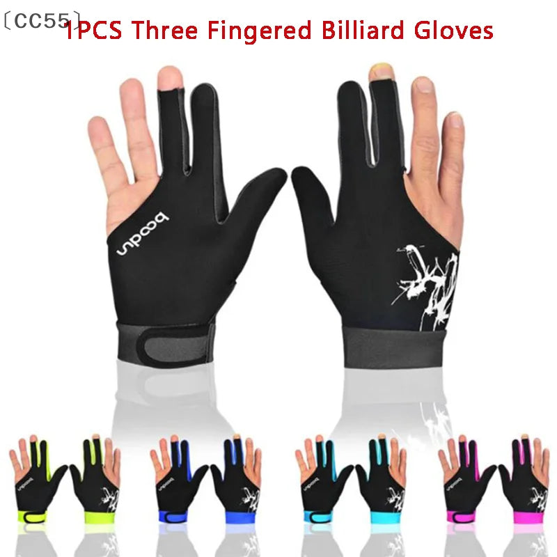 3-Finger Billiard Snooker Cue Glove – Left & Right Hand Billiard Cue Glove Qst