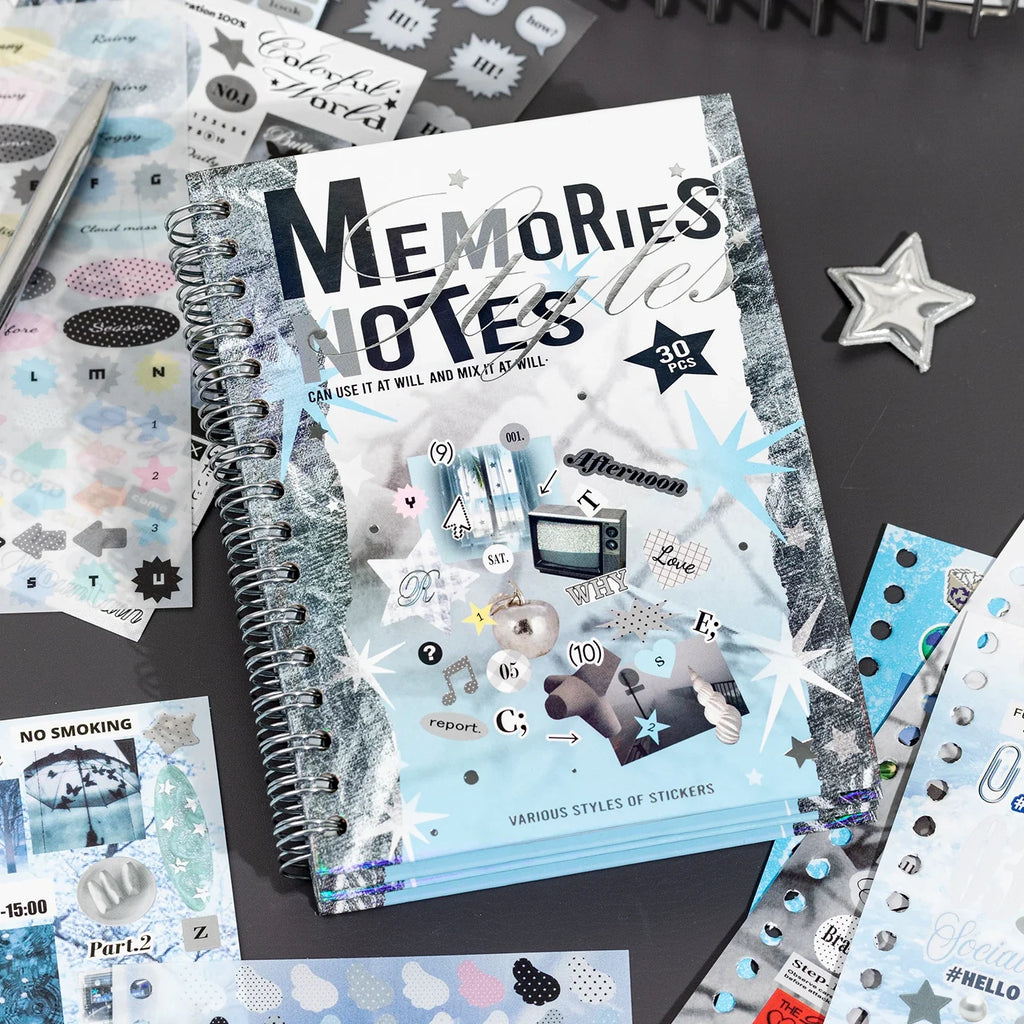 Cartoon Sticker Book for Journals, Scrapbooking & DIY Crafts Decorative Sticker Book Qme