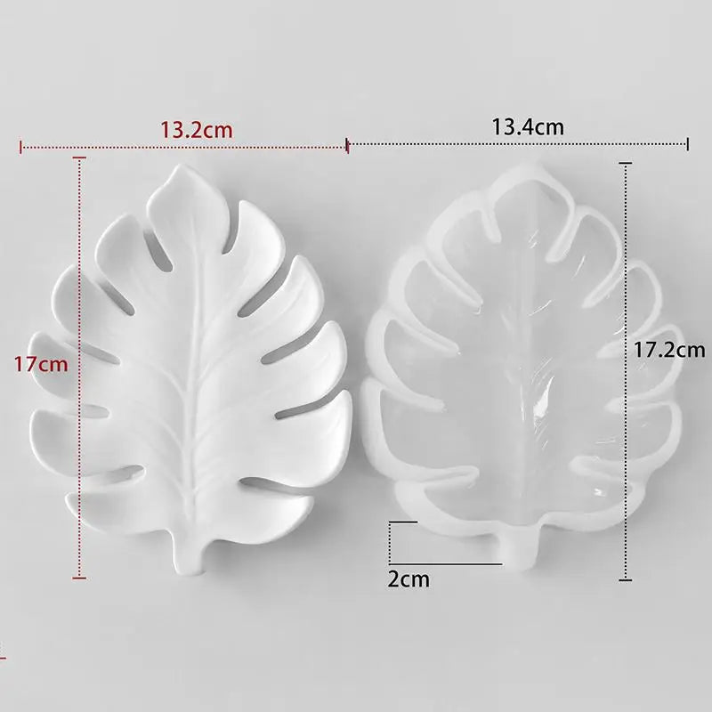 Leaf Silicone Mold – Non-Stick Reusable Mould for Resin & Gypsum Silicone Craft Mold Qst