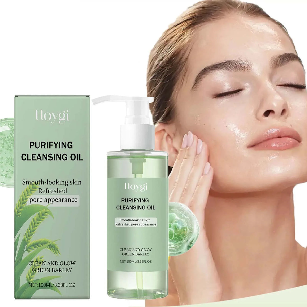 Non-Greasy Cleansing Oil – Makeup Remover & Pore Purifier Facial Cleansing Oil Qme