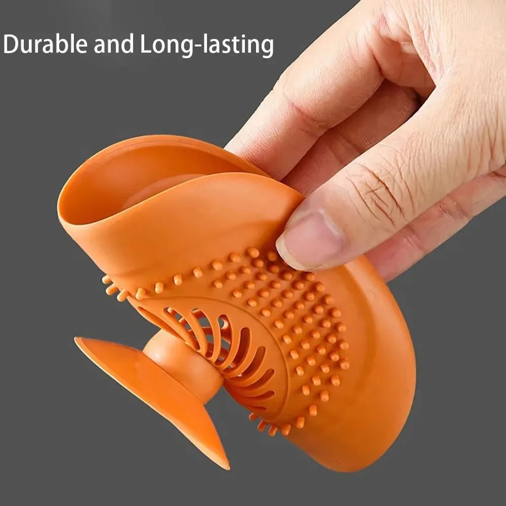 Silicone Anti-Clog Bathtub & Floor Drain Plug | 4 Colors Silicone Drain Plug Qme