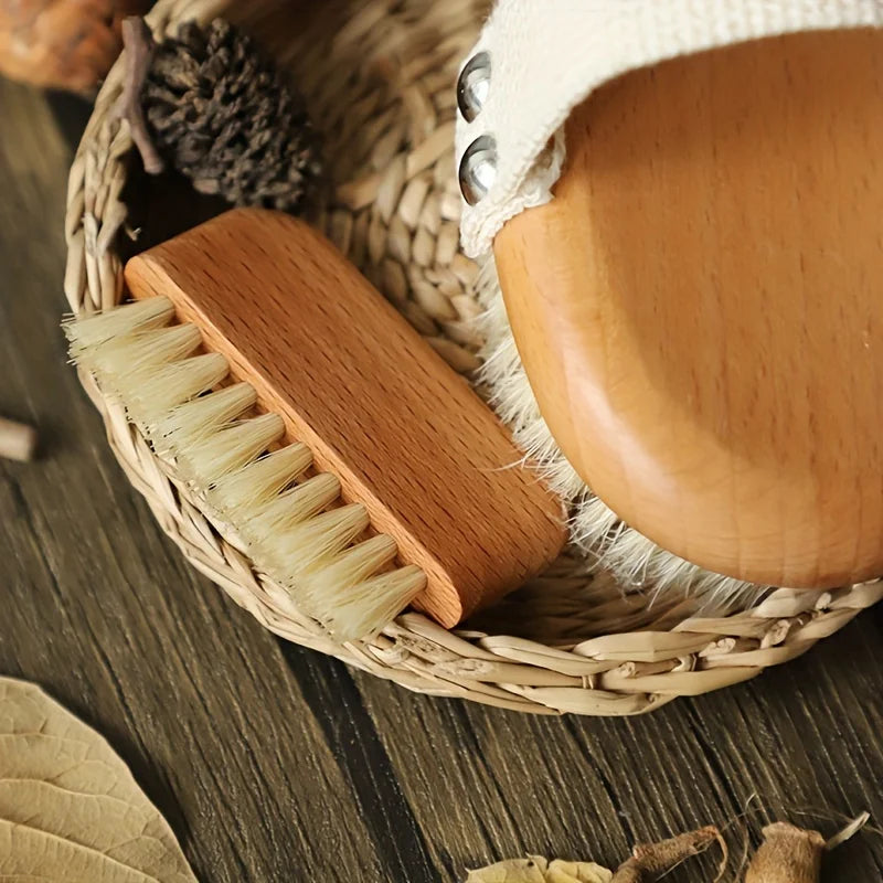 Hard-Textured Nail Brush Scrubber for Toes & Nails Nail Cleaning Brush Qme