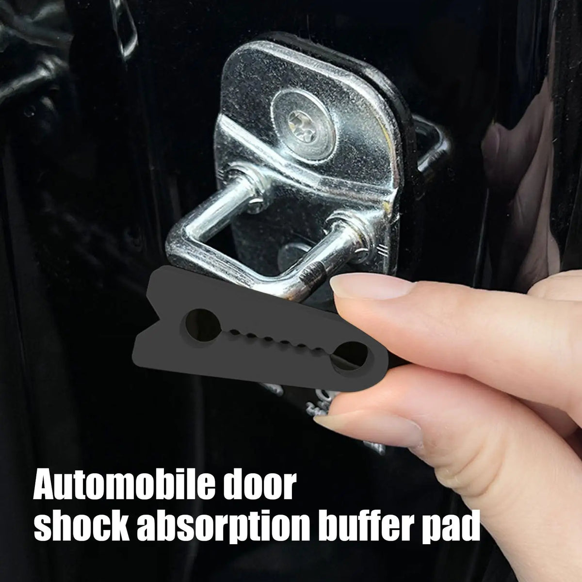 Car Door Silicone Latch Cover – 4-Pc Noise Dampening Set Car Door Latch Cover Qme