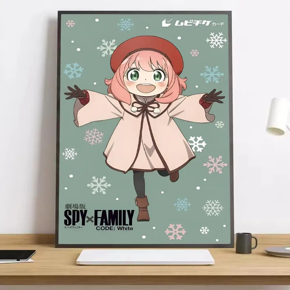 Spy x Family Anya HD Canvas Poster – Anime Wall Art Decor Anime Canvas Poster Qst