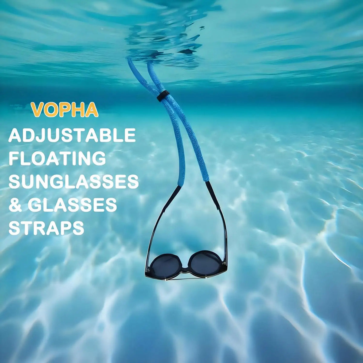 Floating Foam Eyeglasses Strap – Anti-Slip Water Sports Lanyard Eyeglasses Strap Qst