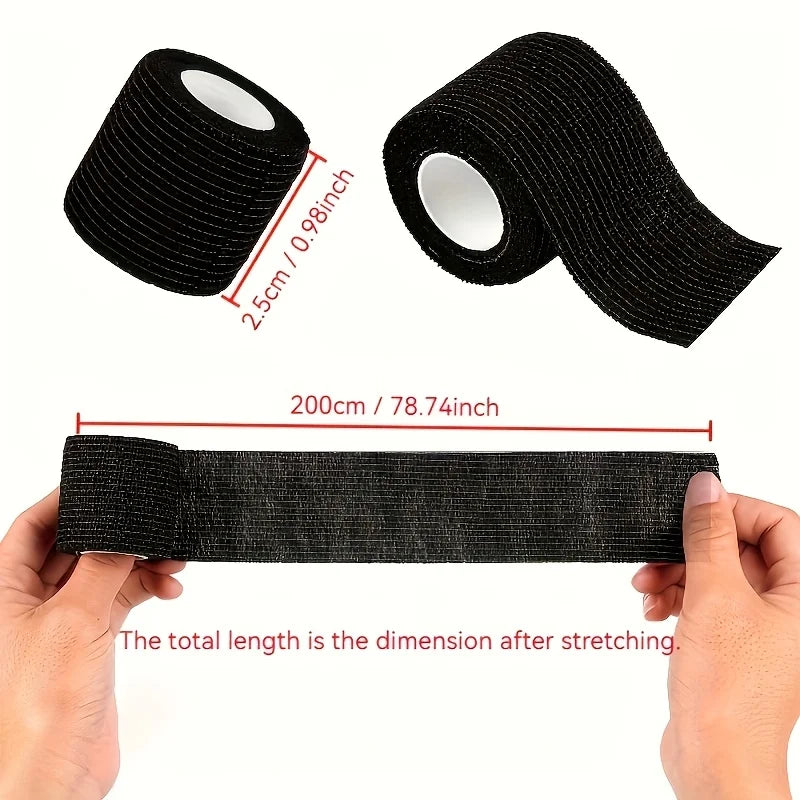 Elastic Self-Adhesive Wrap Tape – Wrist, Ankle, Knee | 10 Pack Elastic Wrap Tape Qme
