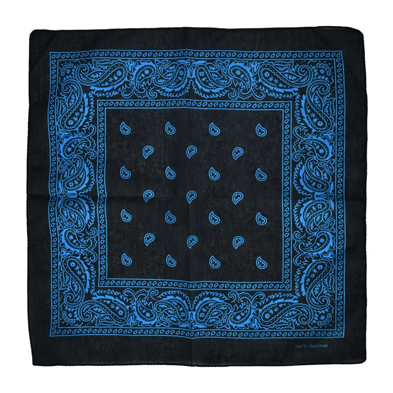 Women's Cotton Print Bandana Headwrap & Head Scarf – 12 Colors Bandana Headwrap Qme A02 54cm-54cm