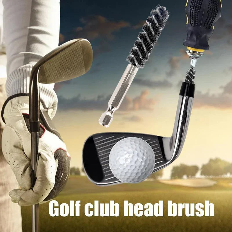 Golf Club Hosel Wire Brush – Electric Drill Cleaning Tool Golf Club Cleaning Brush Qme