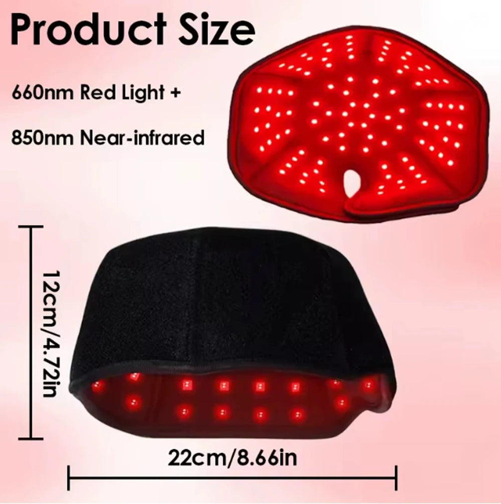 300-Beam LED Hair Growth Cap – 650nm 850nm Red Light Therapy LED Hair Growth Cap Qst