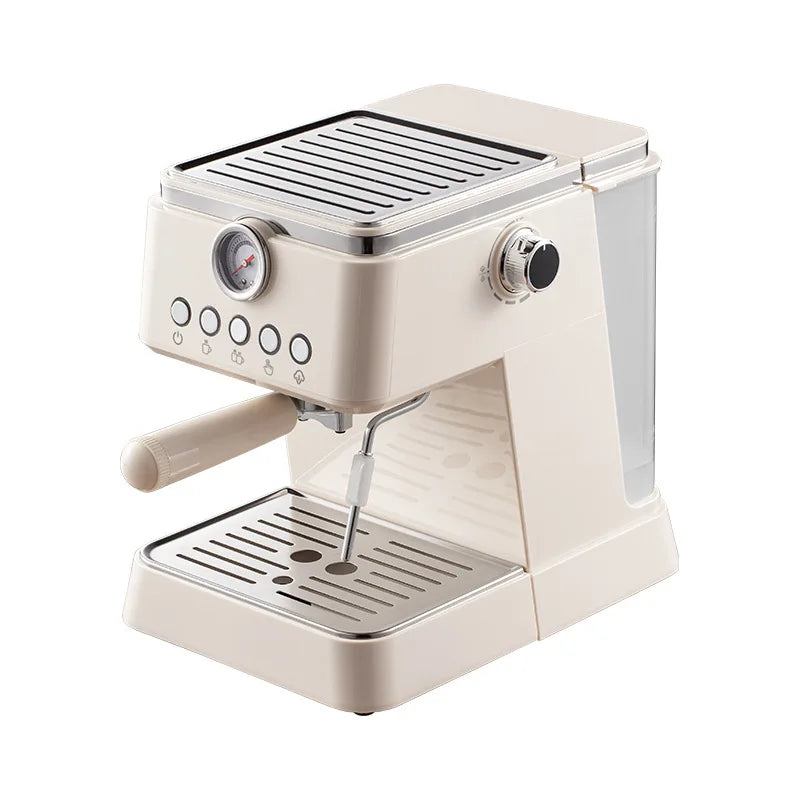 HAOYUNMA Semi-Automatic Espresso Machine – Office Use Espresso Machine Qst white-button EU