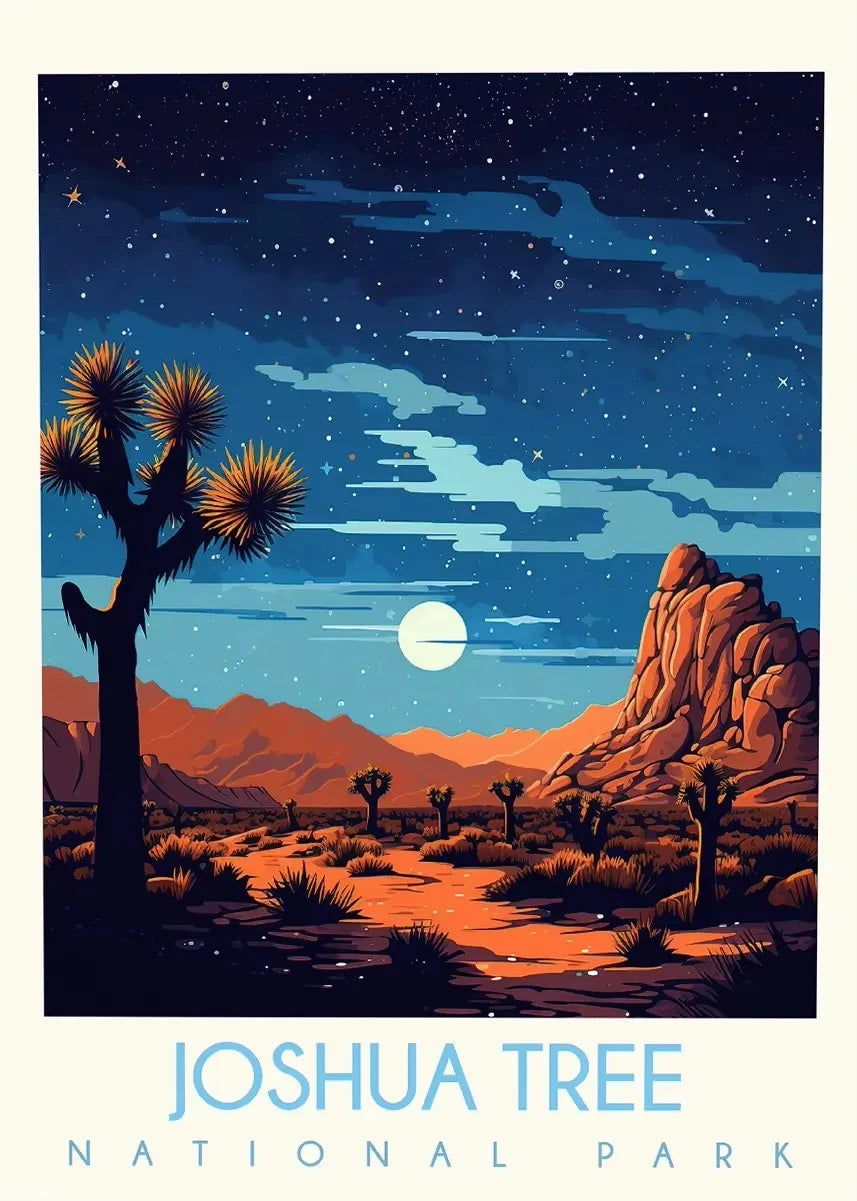 National Park Travel Poster Canvas Wall Art – Unframed Print Canvas Wall Art Qst 30X40cm No Framed E