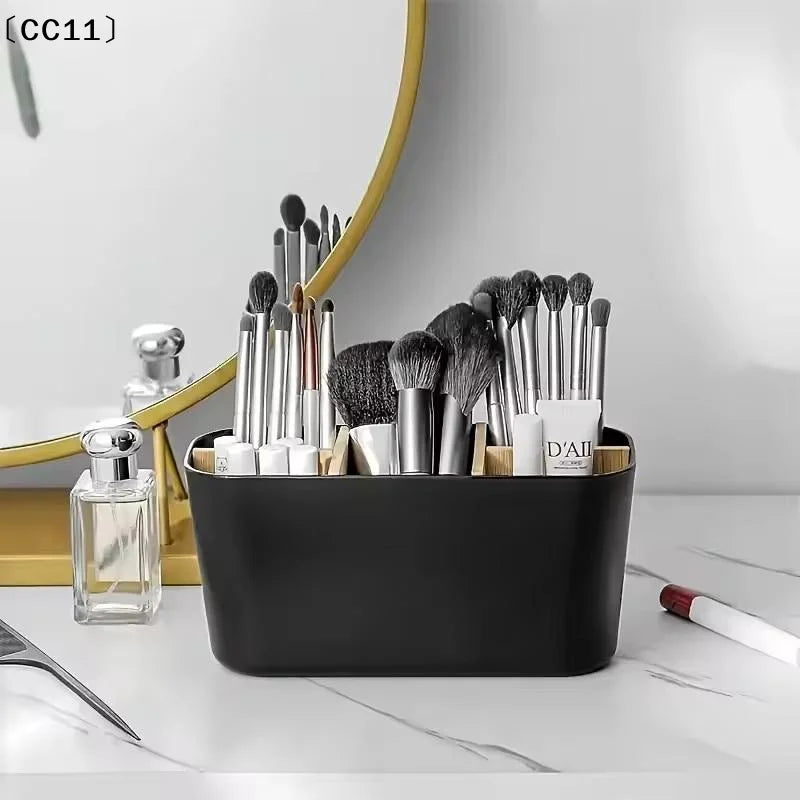 Bamboo & Ceramic Electric Toothbrush Holder Bathroom Organizer Toothbrush Holder Qme