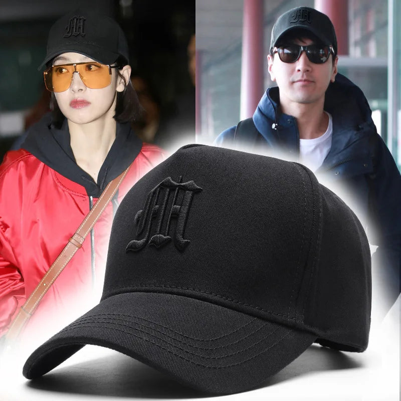 Korean Baseball Cap for Large Head Circumference – Adjustable Fit Baseball Cap Qme