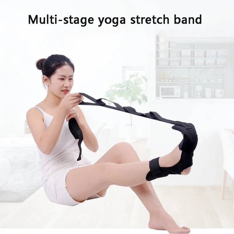Yoga Stretching Strap & Ankle Flexibility Band – Fitness Training Yoga Stretching Strap Qme